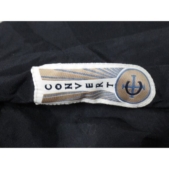 Men's Columbia 90's Jacket Blue‎ Black 1/2 Zip CONVERT Size XL Nylon VTG Coat - Picture 6 of 11